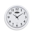 WALL CLOCK CARVEN CL450WH ROUND 450MM WHITE