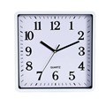 WALL CLOCK CARVEN CL250FSWH SQUARE WHITE 250MM
