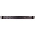 POWER BOARD JACKSON RAC0600 6 POINT 1RU 1934 RACK MOUNTED SURGE PROTECTED 18M CORD BLACK