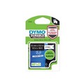 TAPE DYMO D1 DURABLE 12MMX55M BLACK ON WHITE