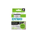 TAPE DYMO D1 SD45013 12MMX7M BLACK ON WHITE