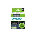 TAPE DYMO D1 SD45020 12MMX7M WHITE ON CLEAR