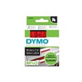 TAPE DYMO D1 SD45807 19MMX7M BLACK ON RED