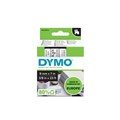TAPE DYMO D1 SD40910 9MMX7M BLACK ON CLEAR