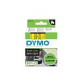 TAPE DYMO D1 SD40918 9MMX7M BLACK ON YELLOW