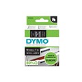 TAPE DYMO D1 SD45811 19MMX7M WHITE ON BLACK