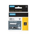 TAPE DYMO RHINO SD18489 NYLON 19MMX35M BLACK ON WHITE