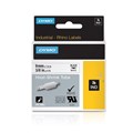 TAPE DYMO RHINO SD18053 HEAT SHRINK 9MMX15M BLACK ON WHITE