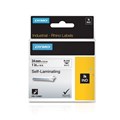 TAPE DYMO RHINO 1734821 VINYL 24MMX55M BLACK ON WHITE