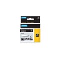 TAPE DYMO RHINO 1805436 VINYL 19MMX55M BLACK ON WHITE