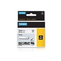 TAPE DYMO RHINO 18445 VINYL 19MMX55M BLACK ON WHITE