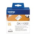 LABEL BROTHER DK11202 62X100MM SHIPPINGNAME BADGE WHITE 300ROLL
