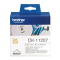 LABEL BROTHER DK11207 58MM DIAMETER CDDVD WHITE