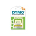 TAPE DYMO 1989864 LETRATAG 12MMX4M WHITEYELLOWSILVER PK3