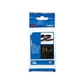 TAPE BROTHER TZER354 24MMX4M GOLD ON BLACK RIBBON
