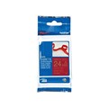 TAPE BROTHER TZERW54 24MMX4M GOLD ON WINE RED RIBBON