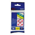PATTERN TAPE BROTHER TZEMPRG31 GINGHAM BLACK ON RED 4M