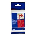 RIBBON TAPE BROTHER TZERW34 GOLD ON WINE RED 4M NON ADHESIVE