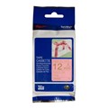 RIBBON TAPE BROTHER TZERE34 GOLD ON PINK 4M NON ADHESIVE