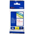 TAPE BROTHER TZE232 12MMX8M RED ON WHITE