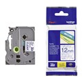 TAPE BROTHER TZE133 12MMX8M BLUE ON CLEAR