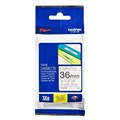 TAPE BROTHER TZE161 36MMX8M BLACK ON CLEAR