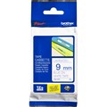 TAPE BROTHER TZE223 9MMX8M BLUE ON WHITE