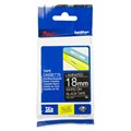 TAPE BROTHER TZE345 18MMX8M WHITE ON BLACK