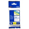 TAPE BROTHER TZE253 24MMX8M BLUE ON WHITE