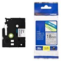 TAPE BROTHER TZEM941 18MMX8M BLACK ON SILVER MATTE