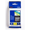 TAPE BROTHER TZEPR955 PREMIUM 24MM WHITE ON SILVER