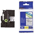 TAPE BROTHER TZEM931 12MMX8M BLACK ON SILVER MATTE