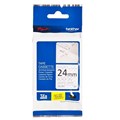 TAPE BROTHER TZESE5 24MMX8M BLACK ON WHITE SECURITY