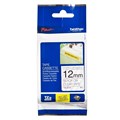 TAPE BROTHER TZES131 12MMX8M BLACK ON CLEAR STRONG ADHESIVE