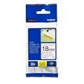 TAPE BROTHER TZES141 18MMX8M BLACK ON CLEAR STRONG ADHESIVE