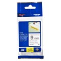 TAPE BROTHER TZES221 9MMX8M BLACK ON WHITE STRONG ADHESIVE