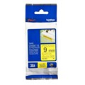 TAPE BROTHER TZES621 9MMX8M BLACK ON YELLOW STRONG ADHESIVE