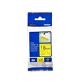 TAPE BROTHER TZES641 18MMX8M BLACK ON YELLOW STRONG ADHESIVE