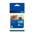 TAPE BROTHER M531 12MMX8M METALLIC BLACK ON BLUE