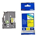 TAPE BROTHER TX651 24MMX15M BLACK ON YELLOW