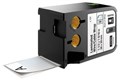 LABEL DYMO XTL 1868708 38X39MM LAMINATED WIRE CABLE WRAP BLACK ON WHITE 150 VINYL LABELS