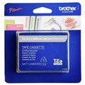 TAPE BROTHER TZEMQL35 12MMX5M WIHITE ON LIGHT GREY DECO
