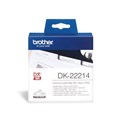 LABEL BROTHER DK 22214 12MMX3048M ROLL CONTINUOS WHITE PAPER