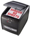 SHREDDER REXEL AUTO 60 CROSS CUT AUTO FEED 60 SHEET CAPACITY SECURITY LEVEL 3