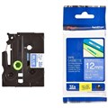 TAPE BROTHER TZE535 12MMX8M WHITE ON BLUE