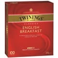 TEA BAGS TWININGS ENGLISH BREAKFAST BX100