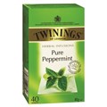 TEA BAGS TWININGS PEPPERMINT PK40