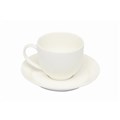 CROCKERY COMPASS CUP  SAUCER 52002 220ML145MM WHITE