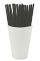 DRINKING STRAWS 210MM BLACK BX5000