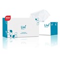 TISSUE FACIAL LIVI 1302 ESSENTIALS HYPOALLERGENIC 2PLY 200 SHEETSBOX CTN30 BOXES